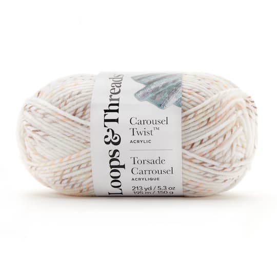 Loops & Threads; 15 Pack: Carousel Twist™ Yarn by Loops & Threads®; Category:Basic Yarn; Image:1